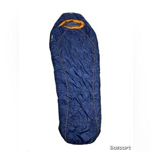 REI ZigZag +15 Blue and Orange Juniors Sleeping Bag